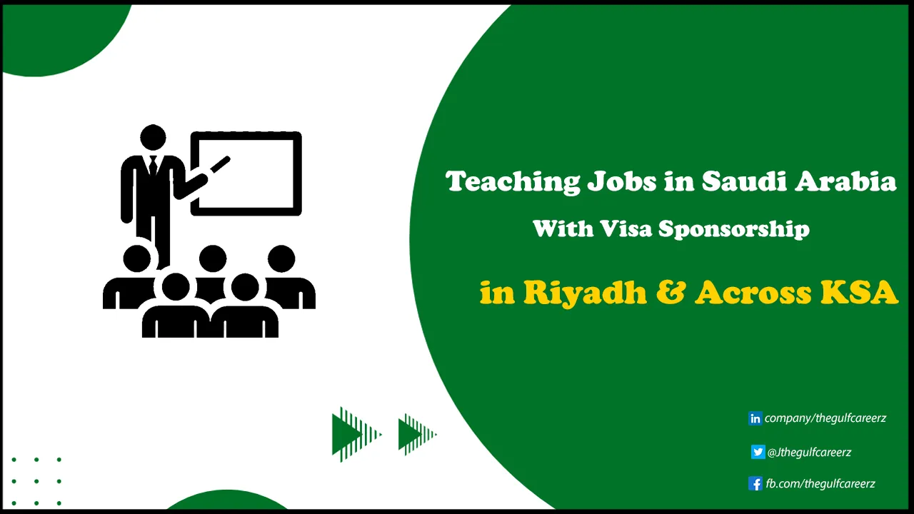 Teaching Jobs in Saudi Arabia