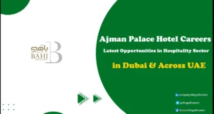 Ajman Palace Hotel Careers